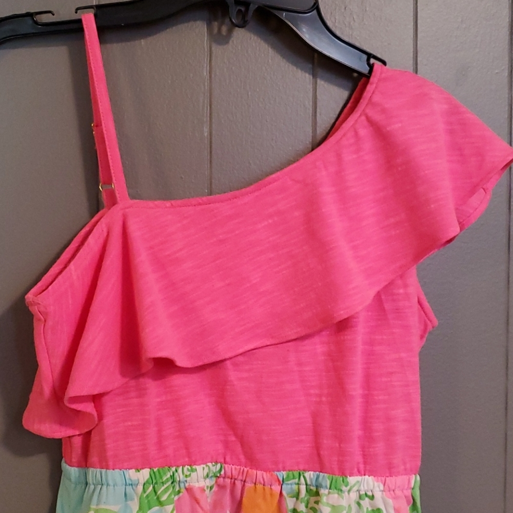 Lilly Pulitzer Runa Girls dress, Pink Lemonade